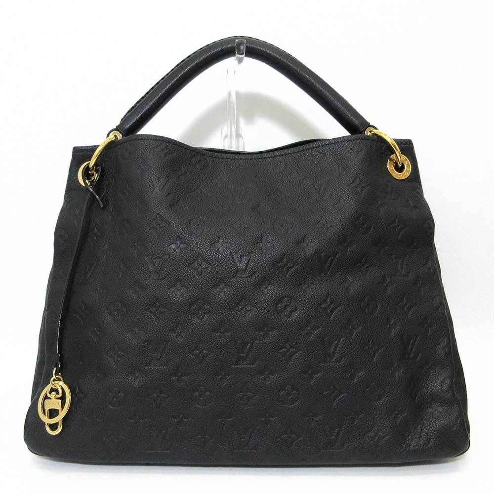 Monogram Artsy Bag MM One-shoulder Semi-shoulder Anfini Dark Navy Blue